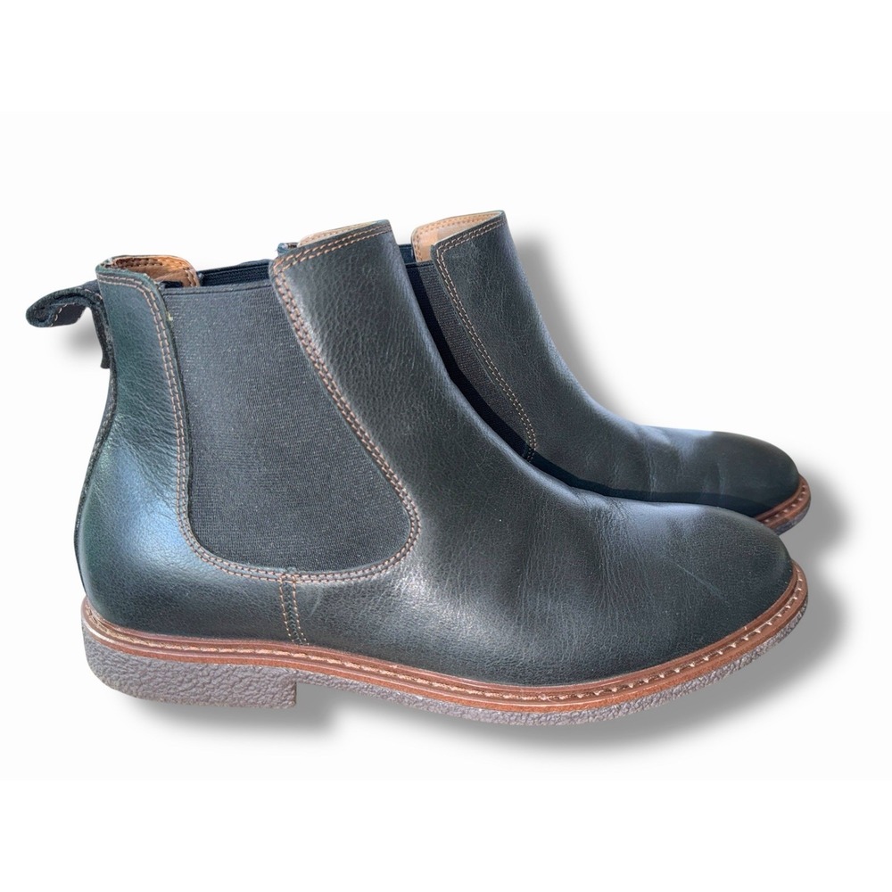 Lucky Brand Men's Chelsea Black Leather Ankle Boot Sz 9 NWOT - Picture 3 of 7